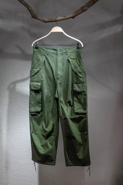 디가웰 Digawel - Field Cargo Pants (Garment Dye) - Moss Green