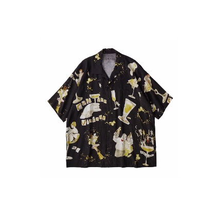 포터 클래식 - Aloha Shirt Cupidon - Black
