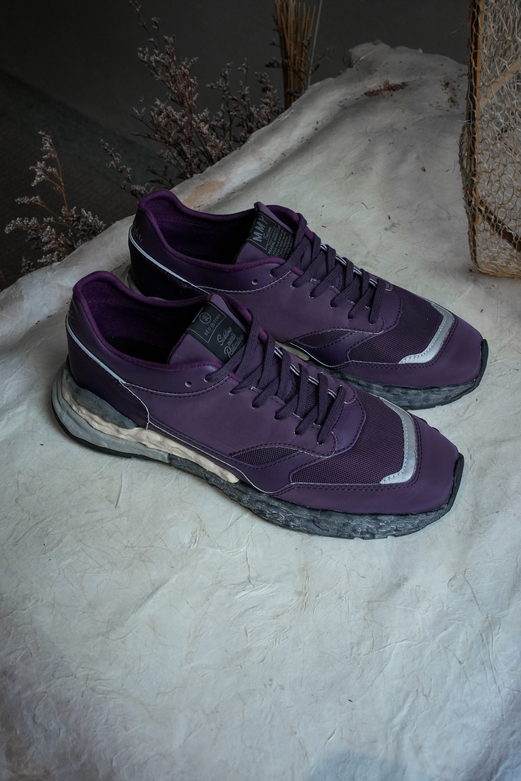 Bed J.W Ford 베드 제이더블유 포드 - &quot;GEORGE&quot; x Mihara Yasuhiro Sneakers - Purple