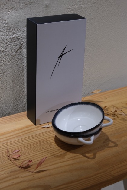 세락스 x 앤드뮐미스터 Ann Demeulemeester x Serax Espresso cup 2 set - Black &amp; Off white
