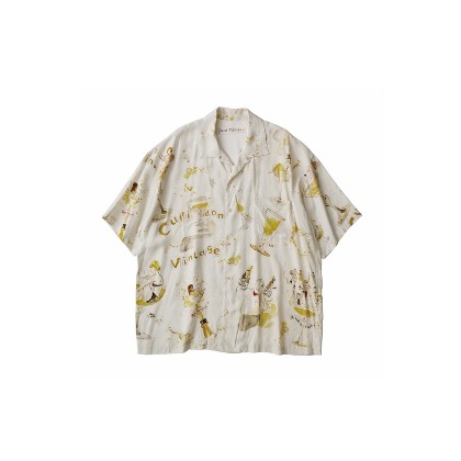 포터 클래식 - Aloha Shirt Cupidon - Sepia